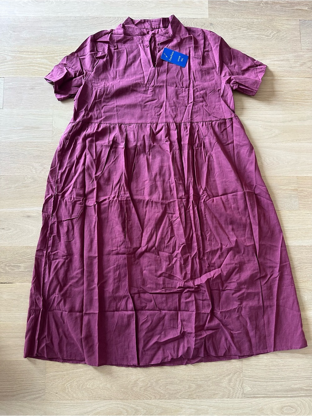 CHOUYATOU - SHORT SLEEVE DRESS - SIZE XXL